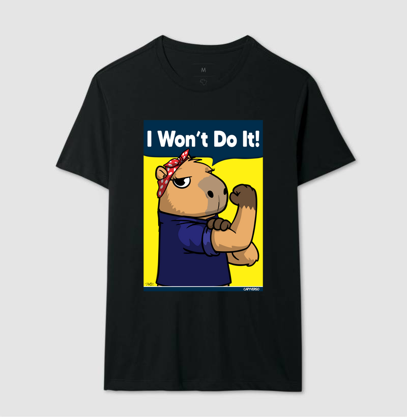Camiseta Capivara I won’t do it! - Imagem 2