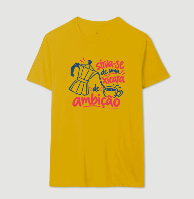 Camiseta Xícara de Ambição - Imagem 6