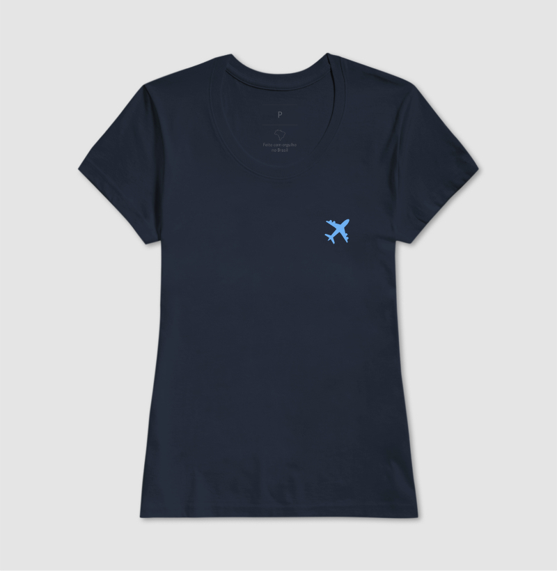 Viajante Minimalista - avião azul claro - Imagem 7