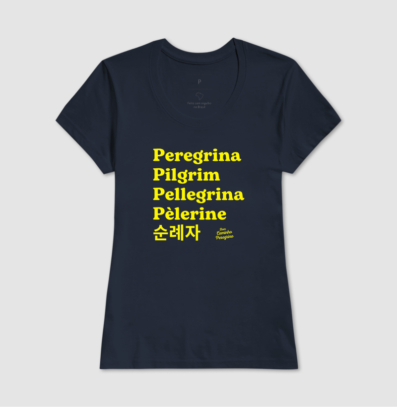 Camiseta Peregrina Multilíngue - Imagem 7
