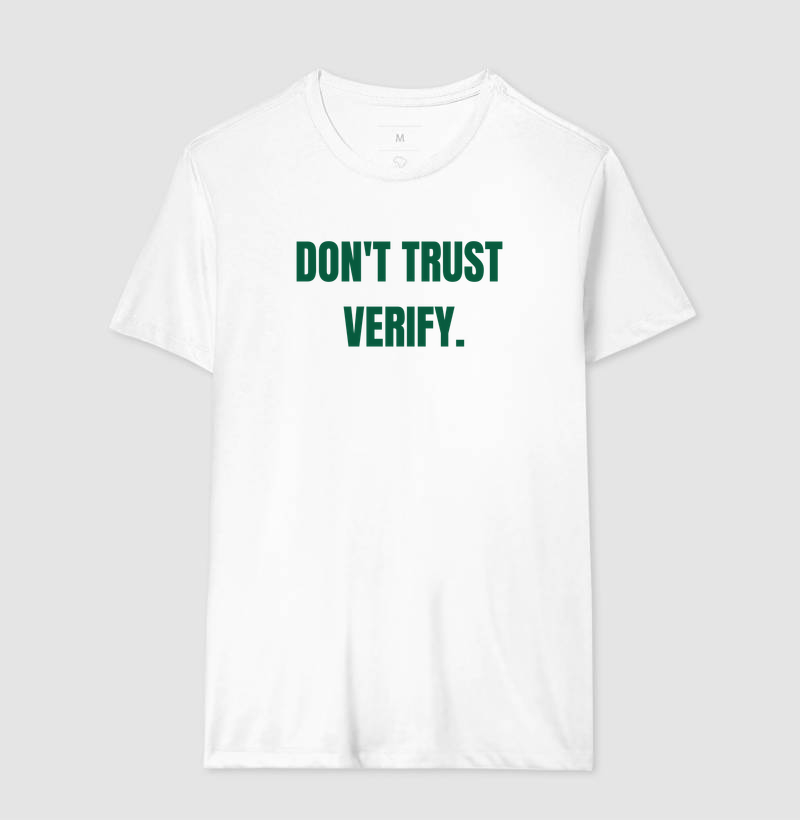 Camiseta Bitcoin Não Confie Verifique - Imagem 6