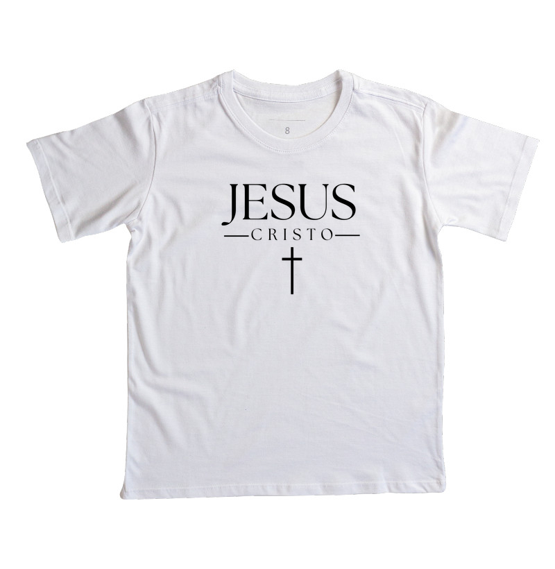 Camiseta Infantil Jesus Cristo Clássico - Imagem 3