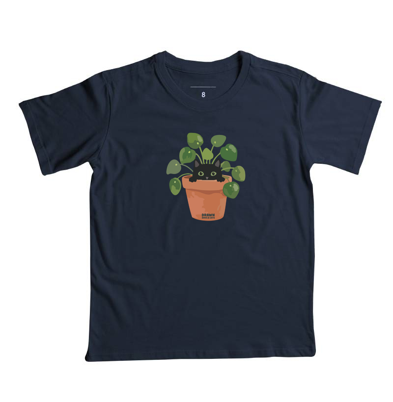 Gato preto dentro do vaso de planta - Imagem 5