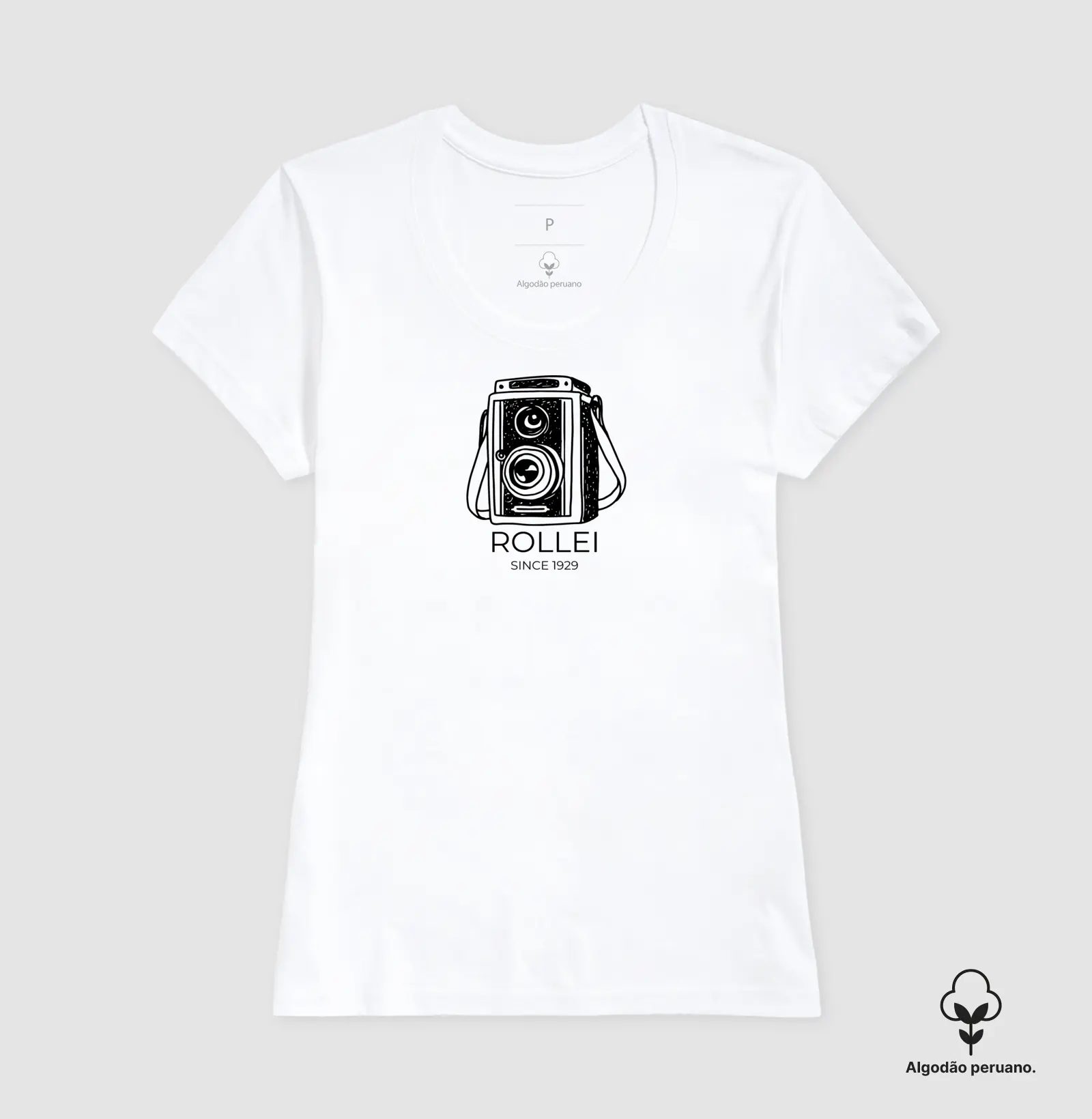 Camiseta Premium algodão Peruano rollei - Imagem 5