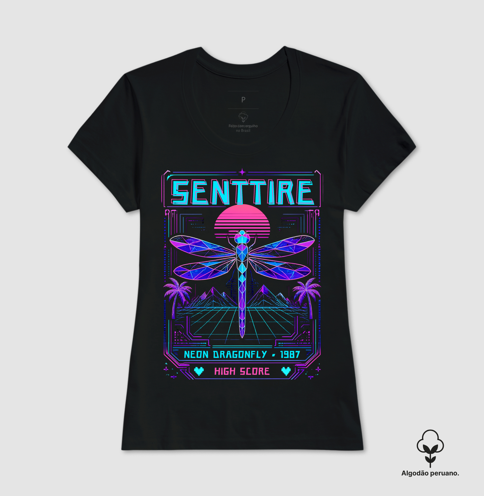 Camiseta Algodão Peruano Arcarde - Imagem 2
