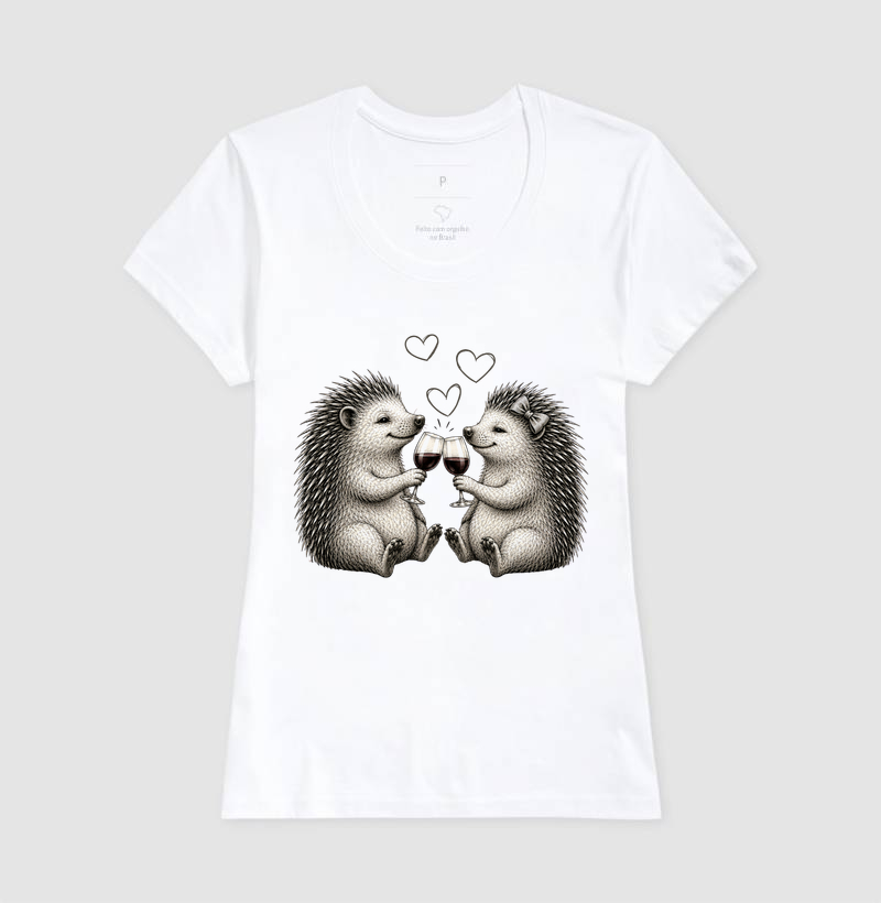 Camiseta Vinho - Brinde Porco Espinho - Imagem 5