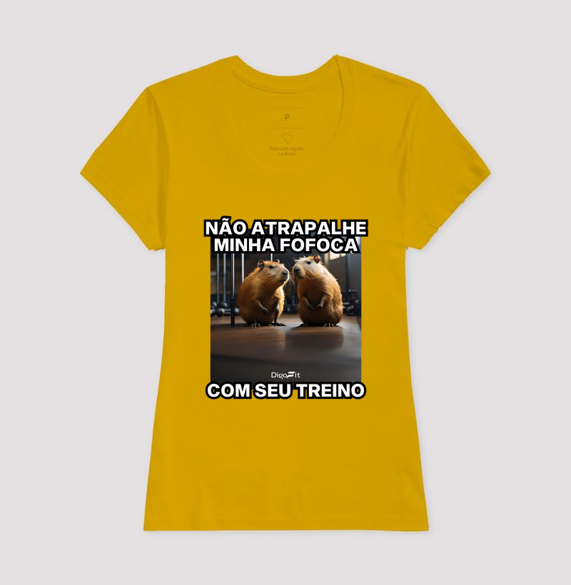CAMISETA ACADEMIA NÃO ATRAPALHE MINHA FOFOCA COM SEU TREINO - Imagem 13