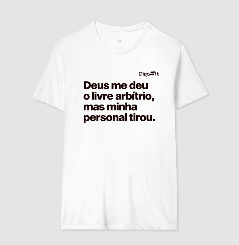 CAMISETA ACADEMIA MINHA PERSONAL TIROU MEU LIVRE ARBÍTRIO - Imagem 4