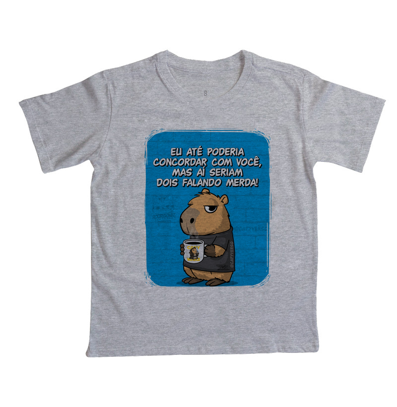 Camiseta Capivara Falando Merda - Imagem 3