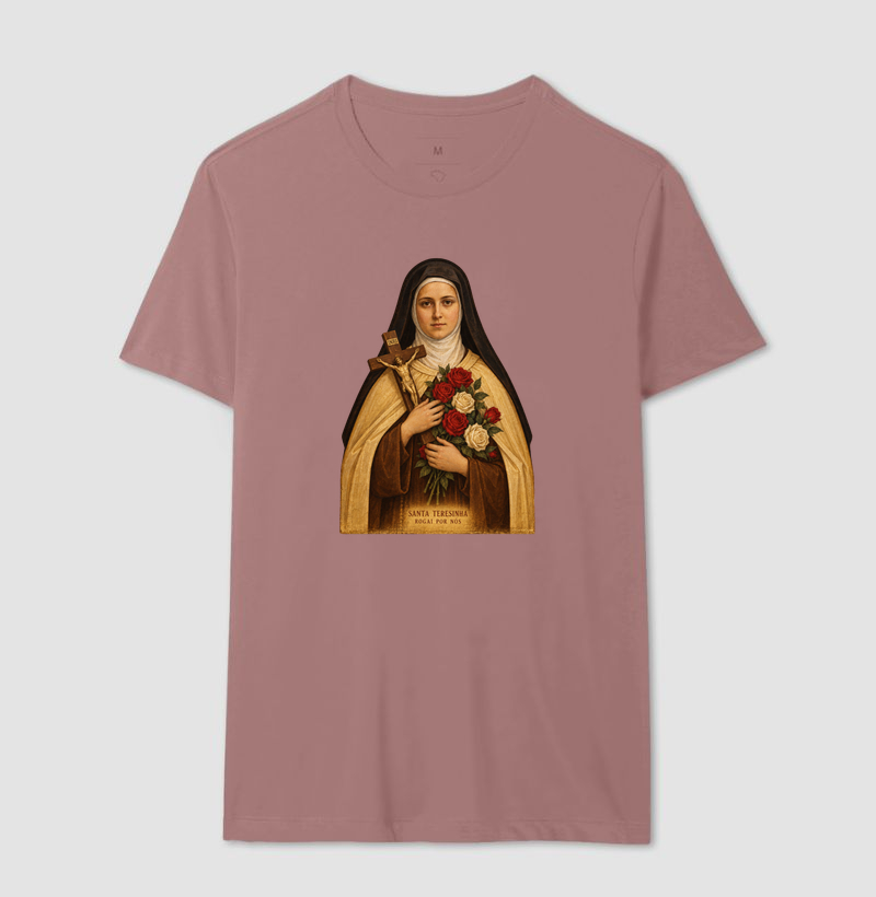 Camiseta Santa Teresinha Rogai por Nós - Imagem 14
