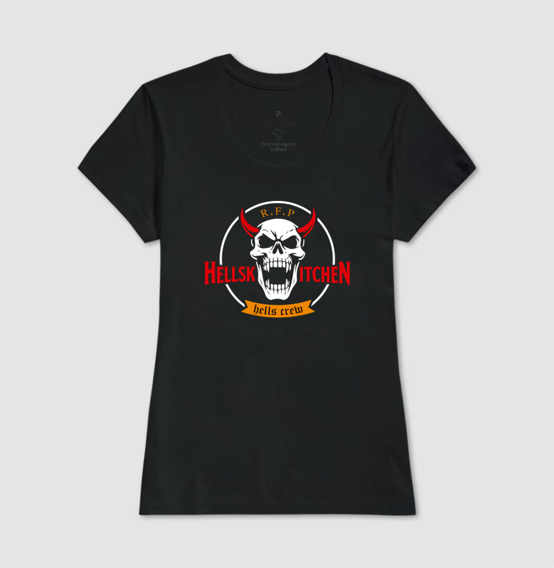 CAMISETA BASICA HELLSKITCHEN WE ARE THE HELLS CREW - Imagem 3