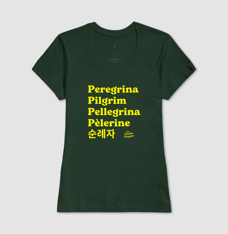 Camiseta Peregrina Multilíngue - Imagem 13