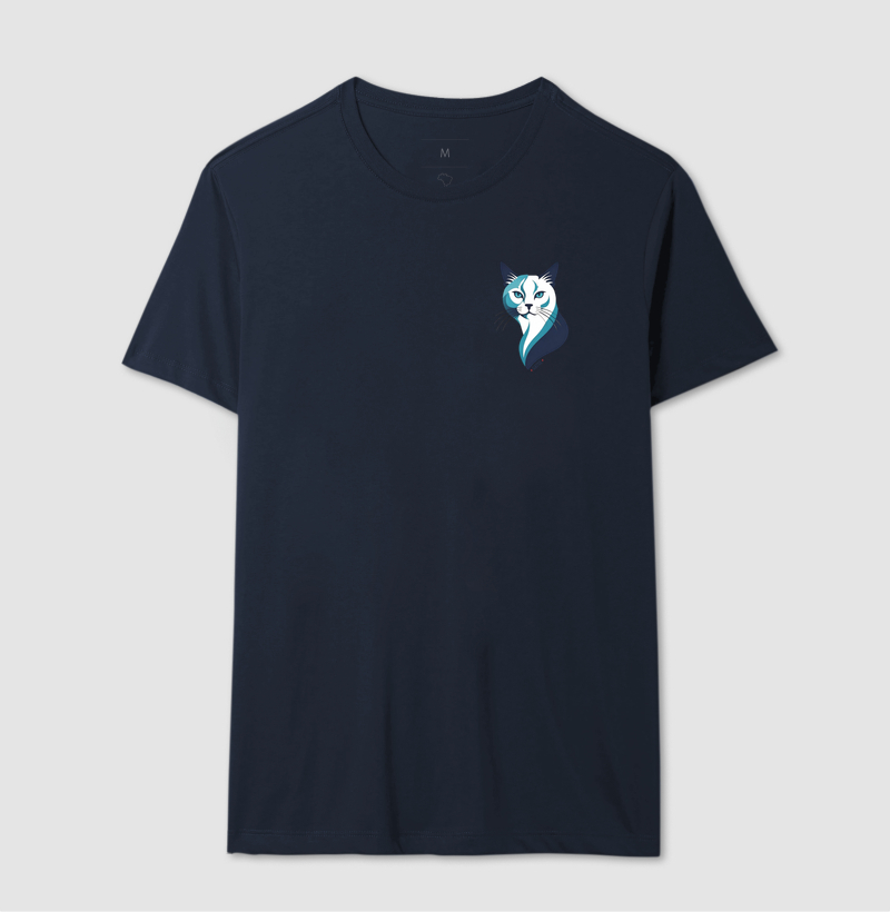 Gata Azul Minimalista - Imagem 9