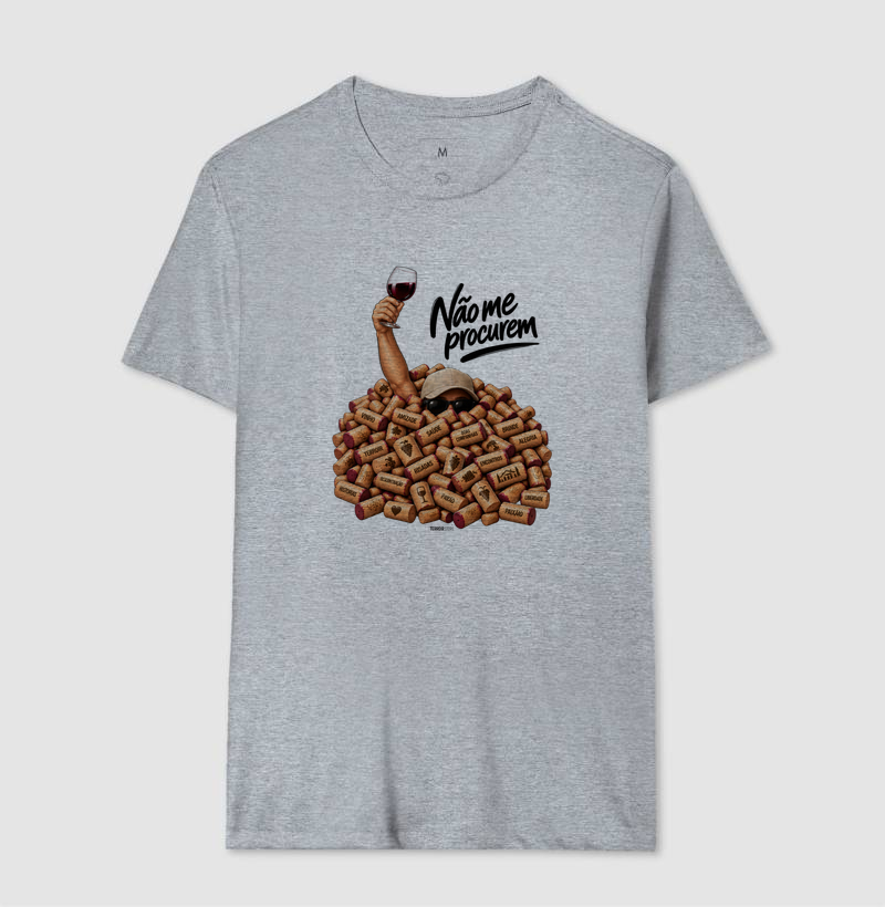 Camiseta “Não Me Procurem” – Wine Lifestyle - Versão Boné - Imagem 8