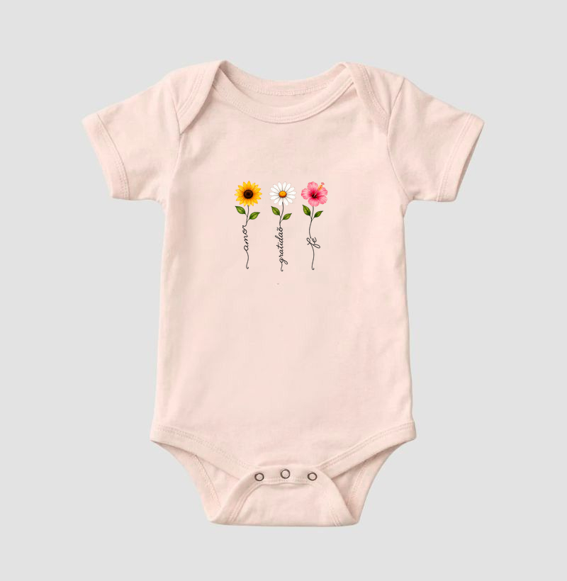 Camiseta Floresça com amor, fé e gratidão. - Imagem 4