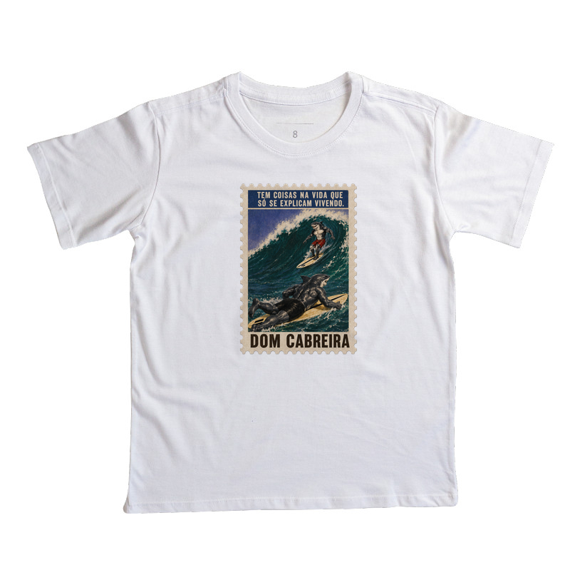 Camiseta Infantil Selo Vivendo a Vida do Surfe - Imagem 5