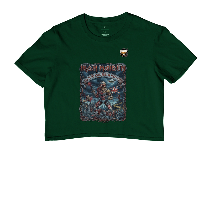 Camiseta Iron Maiden “Run to the Hills” - Imagem 5