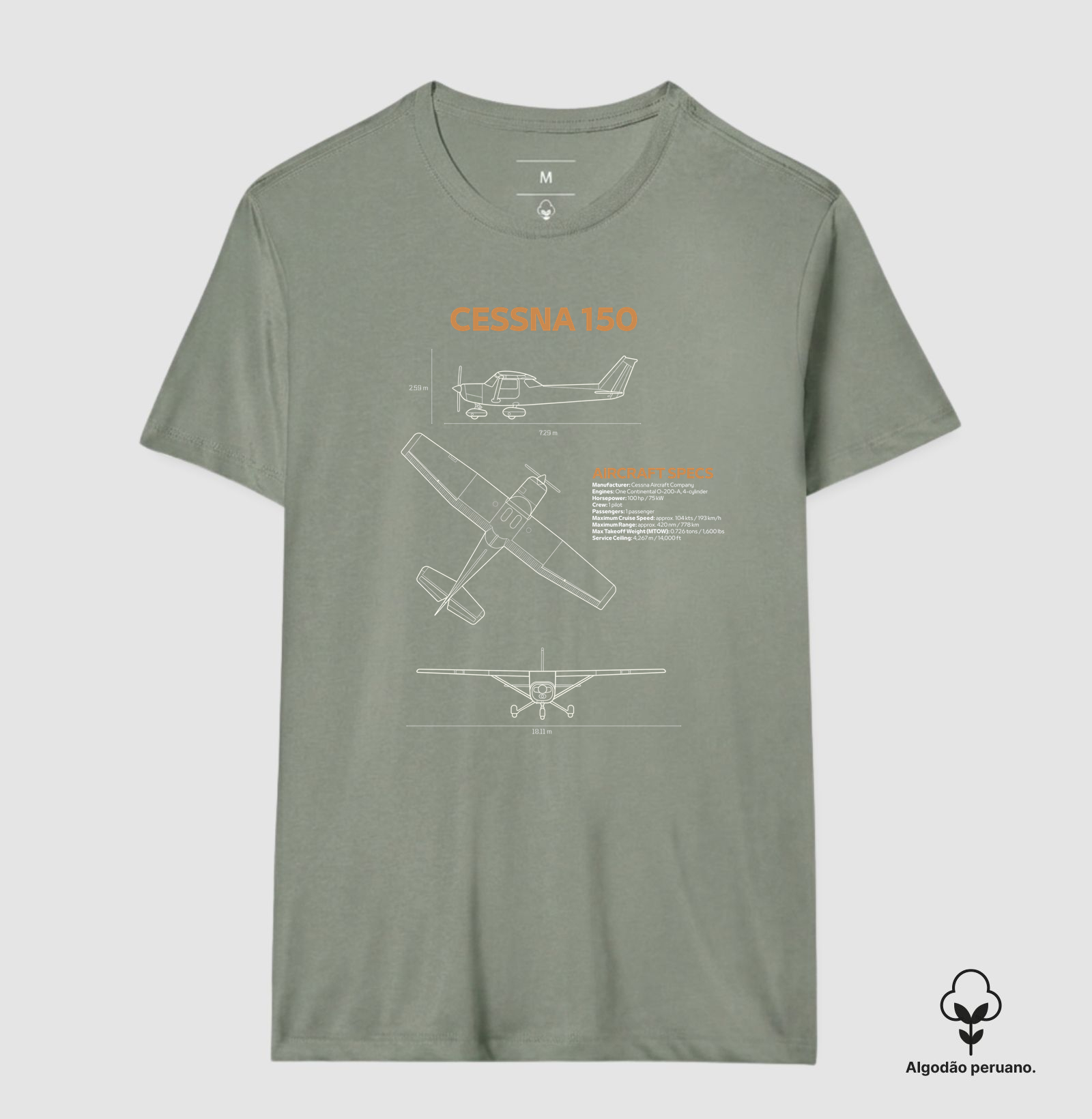 Cessna 150 | Blueprint - Imagem 2