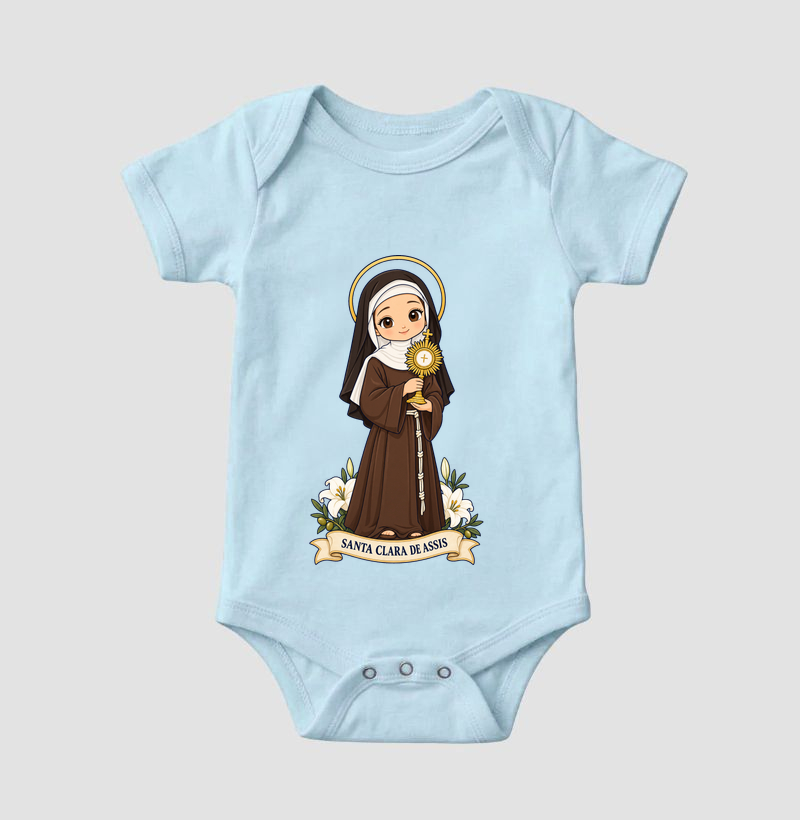 Santa Clara de Assis estilo chibi - Imagem 4