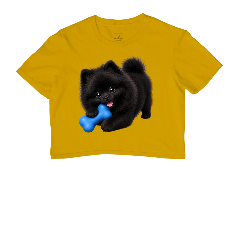 Pomerânia (Spitz Alemão) Preto - Desenho Animado - Imagem 8
