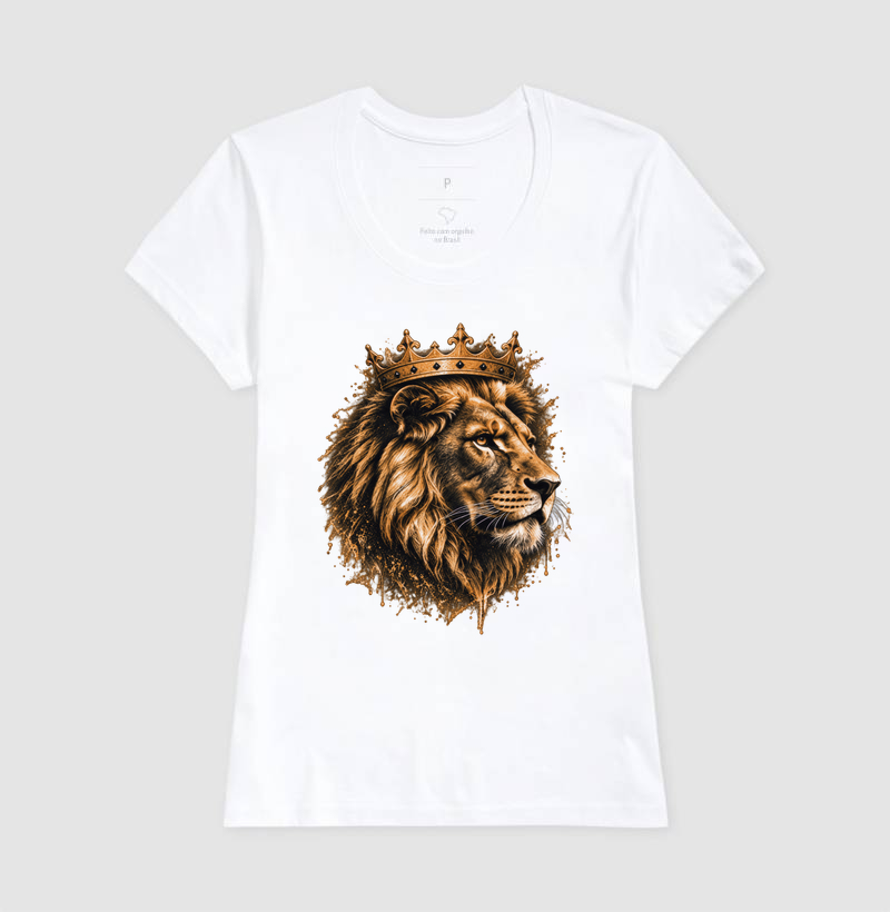 Leão Coroado — Camiseta Oversized - Imagem 5
