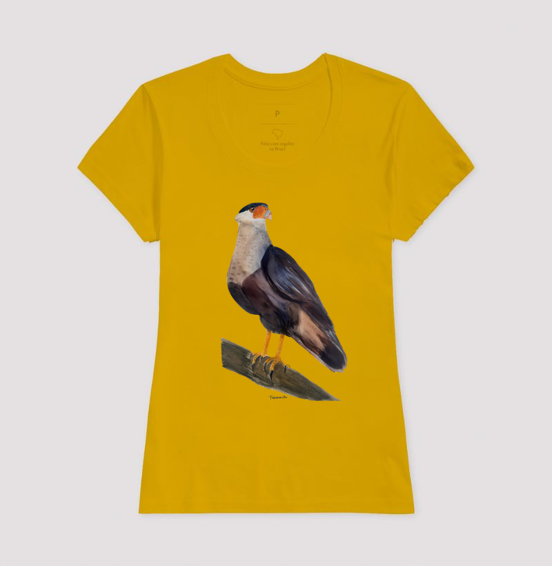 Camiseta Carcará – Aves do Brasil - Imagem 12