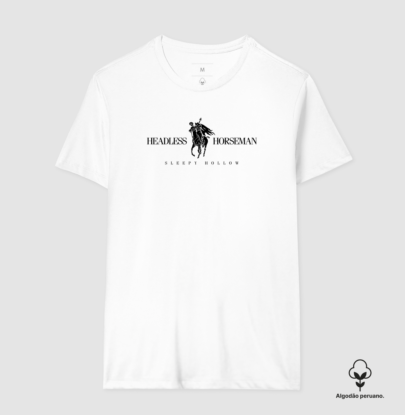 Camiseta Algodão Peruano Cavaleiro Sem Cabeça - Imagem 3