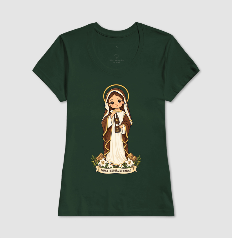 Nossa Senhora do Carmo estilo chibi - Imagem 11
