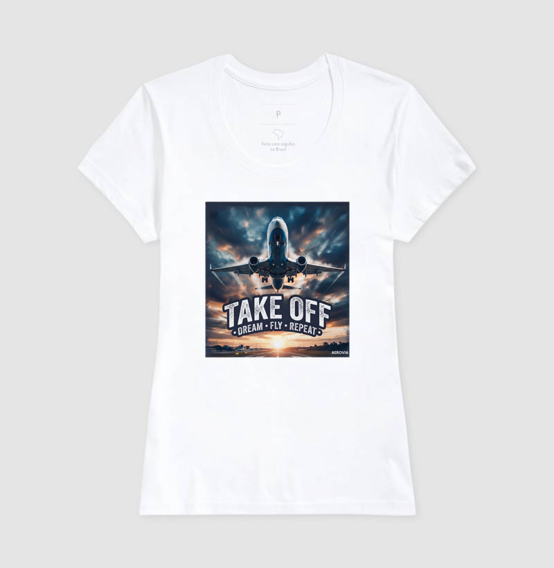 Camiseta Aerovia Take Off sunset - Imagem 3