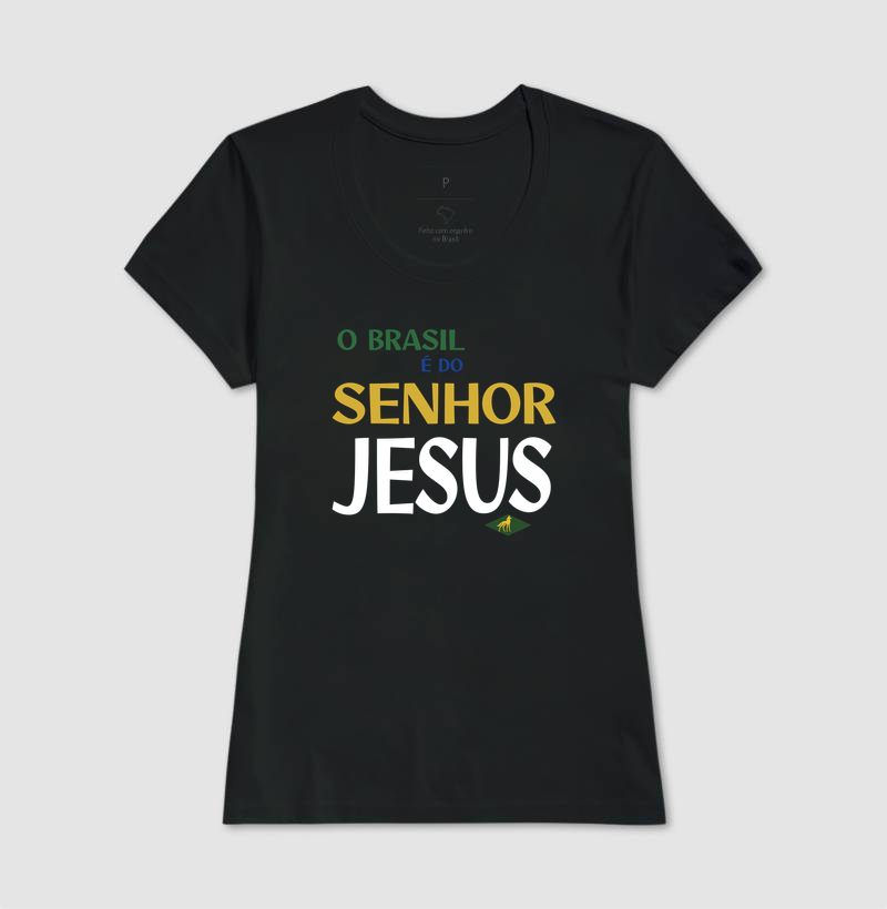 Camiseta O Brasil é do Senhor Jesus — Filhos da Pátria - Imagem 4