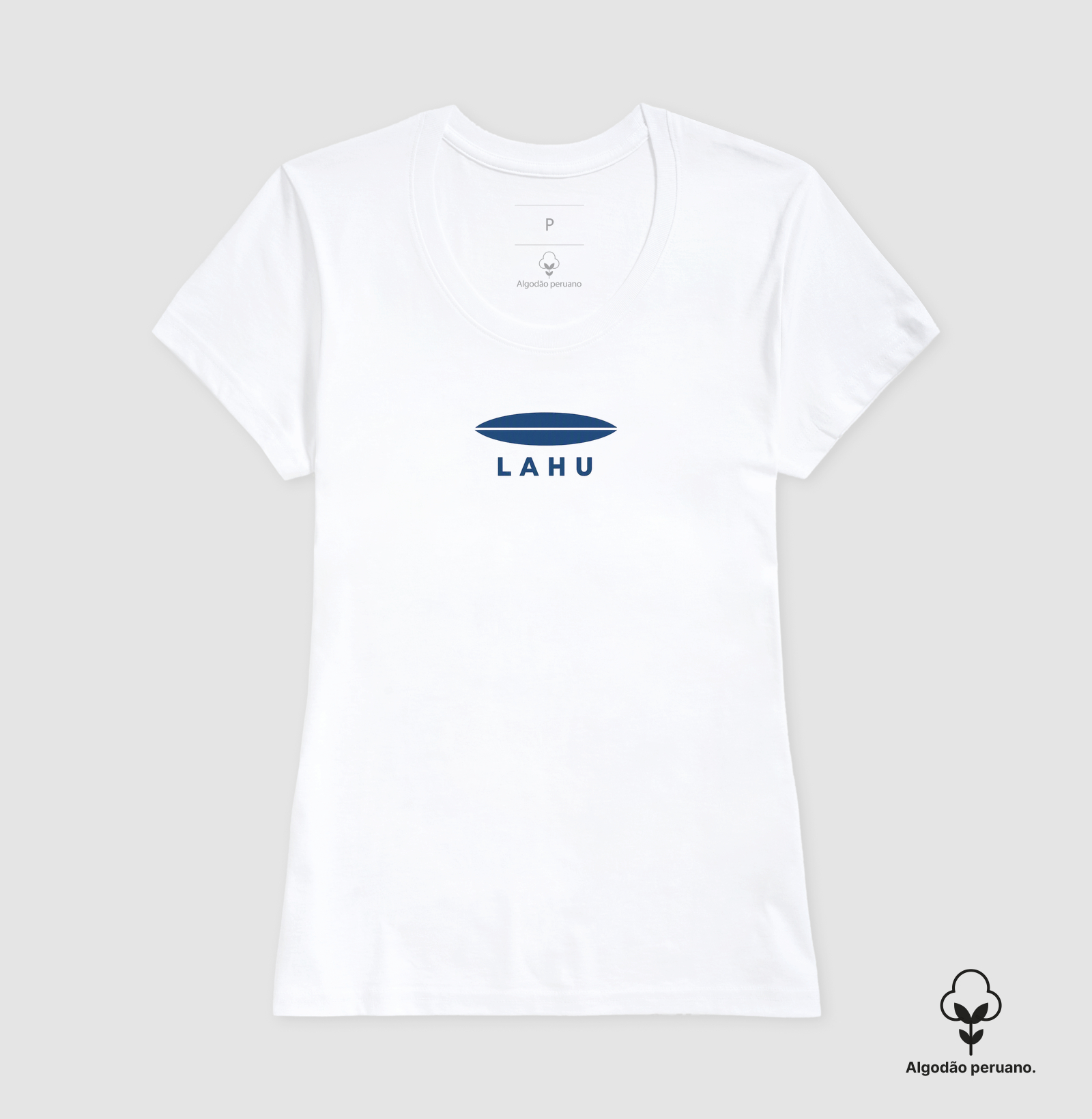 Minimalista, elegante e poderosa — essa estampa da LAHU traduz força e sofisticação em cada linha. O design limpo, com formas precisas e o azul profundo, transmite confiança e equilíbrio, evocando a energia do mar e o espírito livre de quem sabe o que quer. - Imagem 5