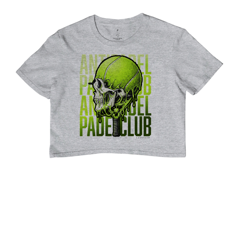 Camiseta Anti-Padel Caveira Verde - Imagem 6