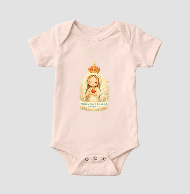 Body Infantil Nossa Senhora de Fátima - Imagem 5