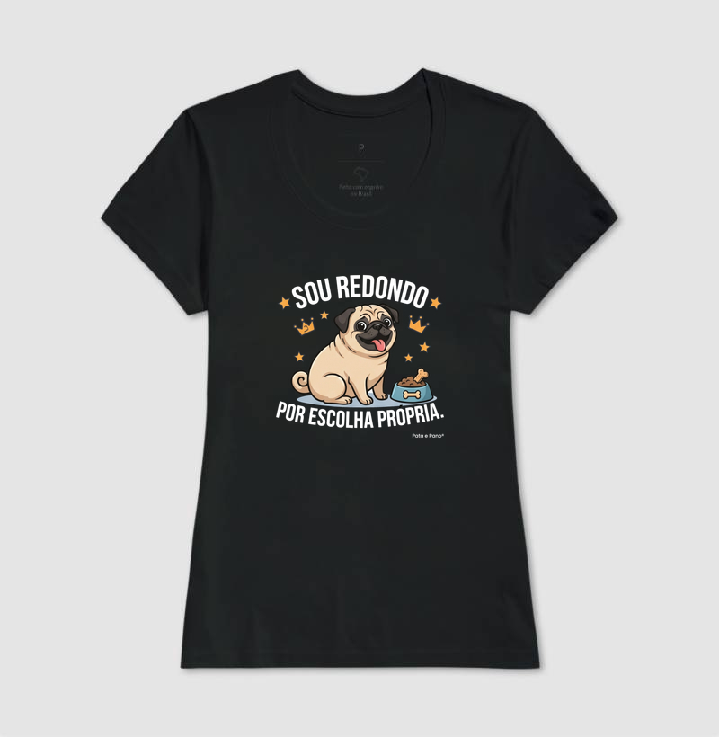 CAMISETA PUG REDONDO - Imagem 3