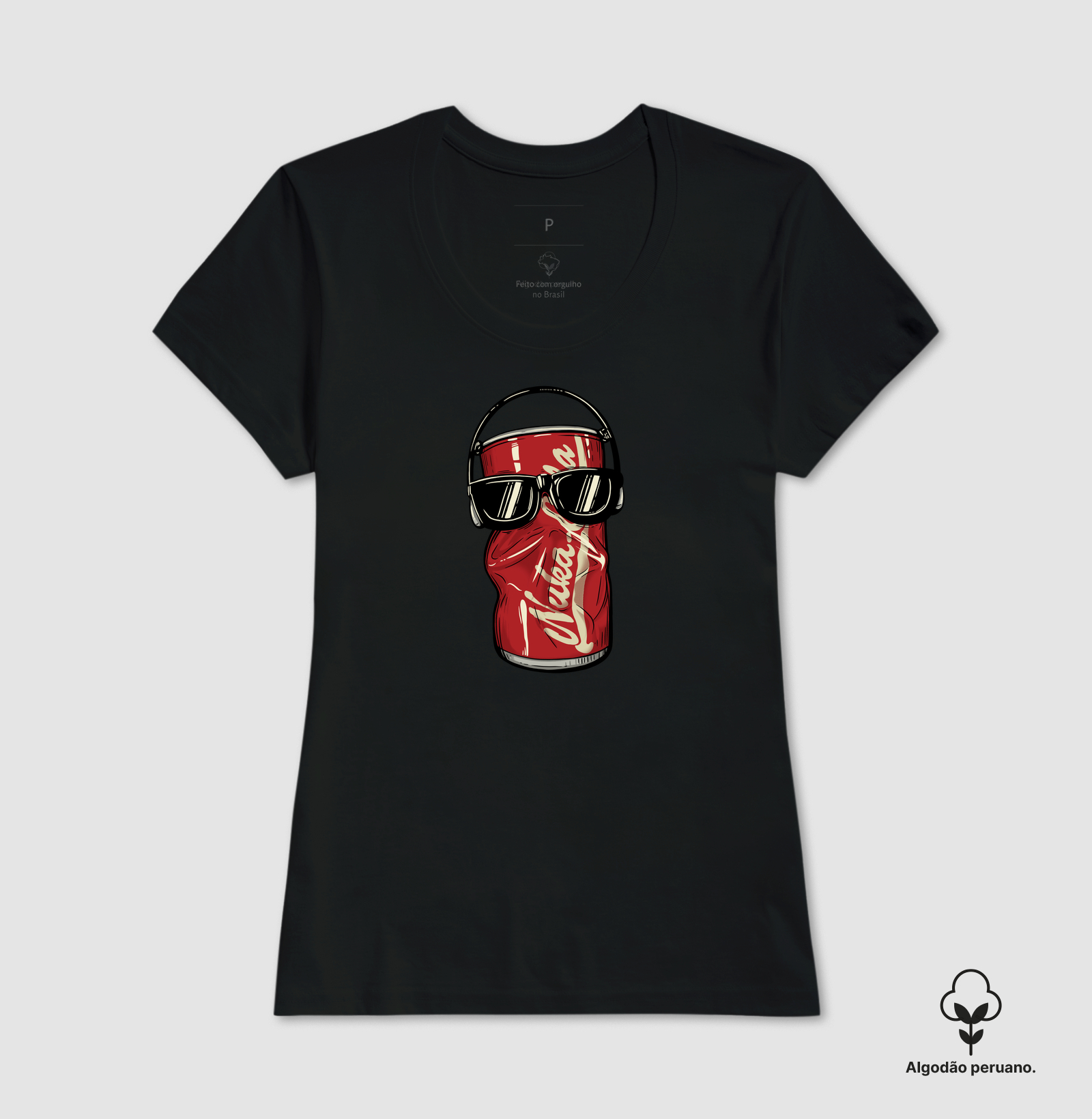 Camiseta Algodão Peruano Lata Dançante - Imagem 6