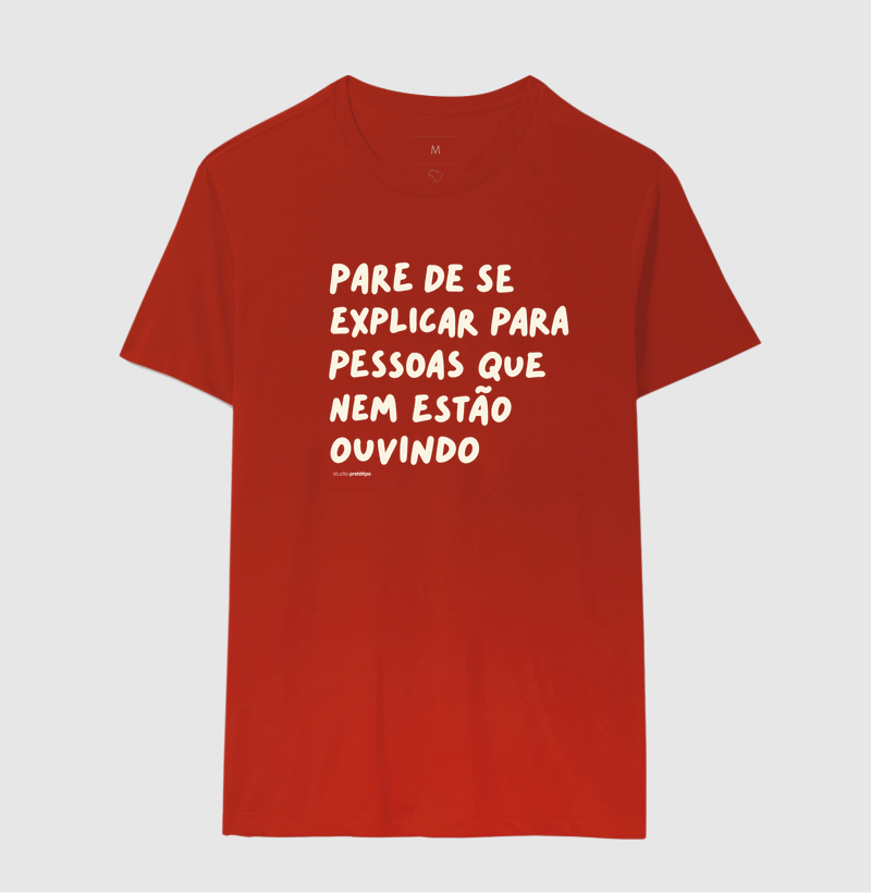 Camiseta Pare de Se Explicar - Imagem 10