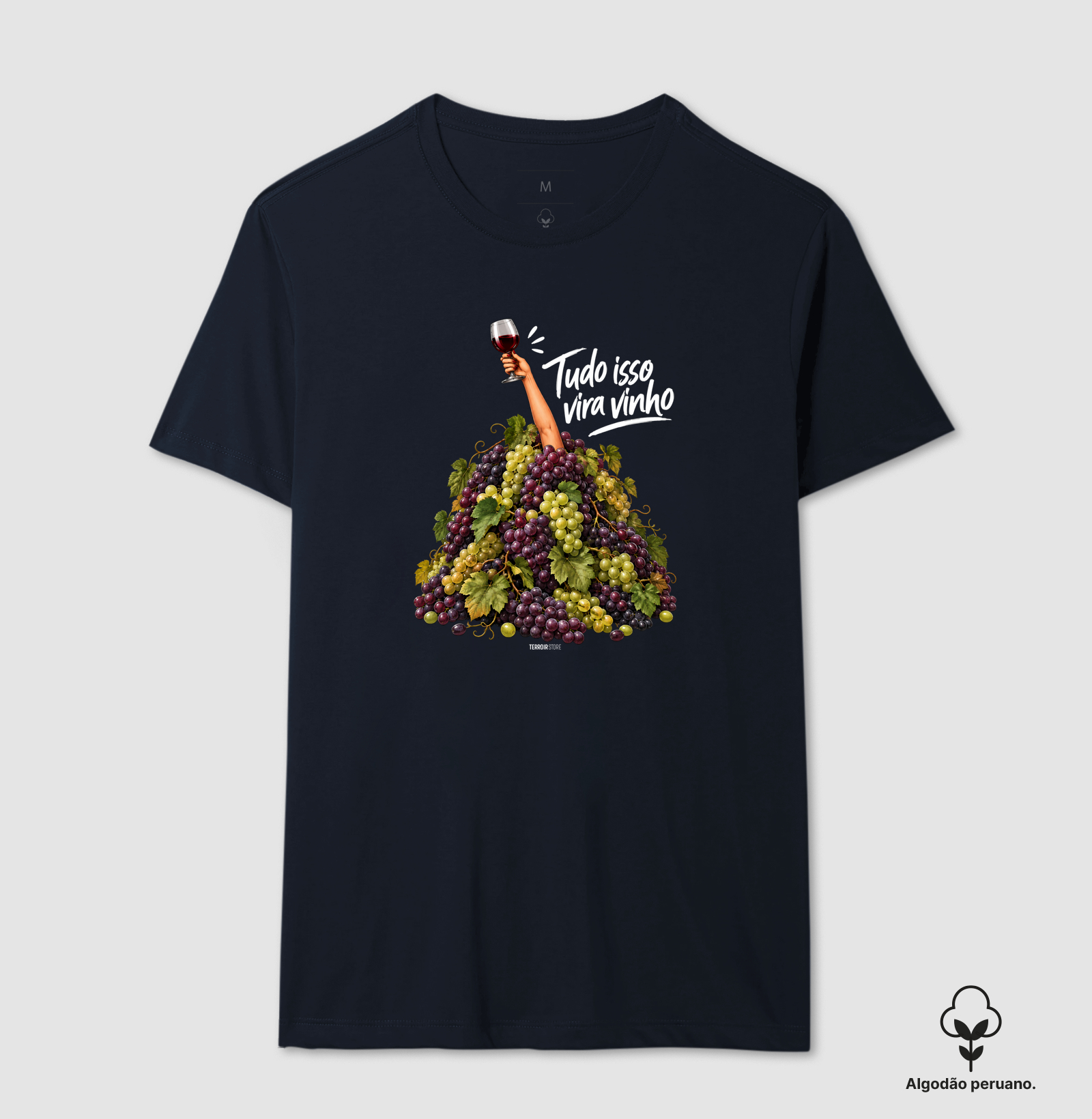 Camiseta “Tudo Isso Vira Vinho” – Humor & Lifestyle - Imagem 7