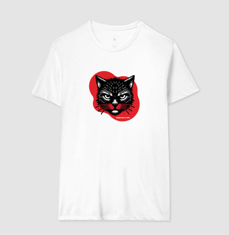 Gato preto e fundo vermelho - Imagem 5