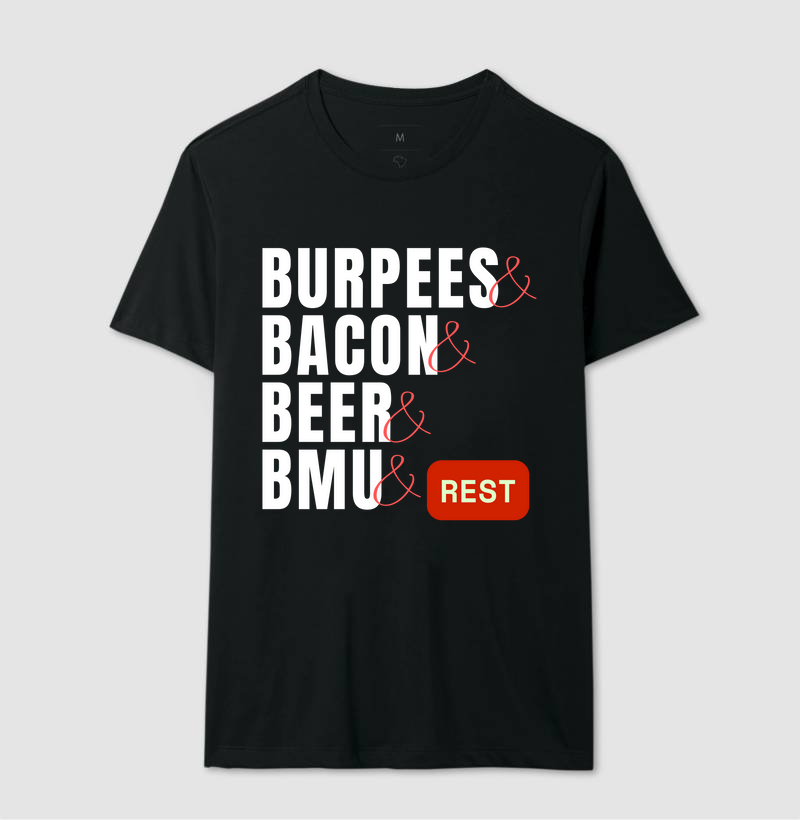 Burpees, Bacon, Beer, BMU - (Cores variadas) - Imagem 2