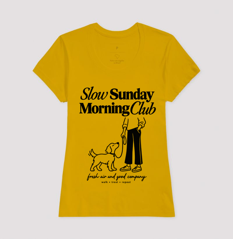 Camiseta Slow Sunday Morning Club - Imagem 15