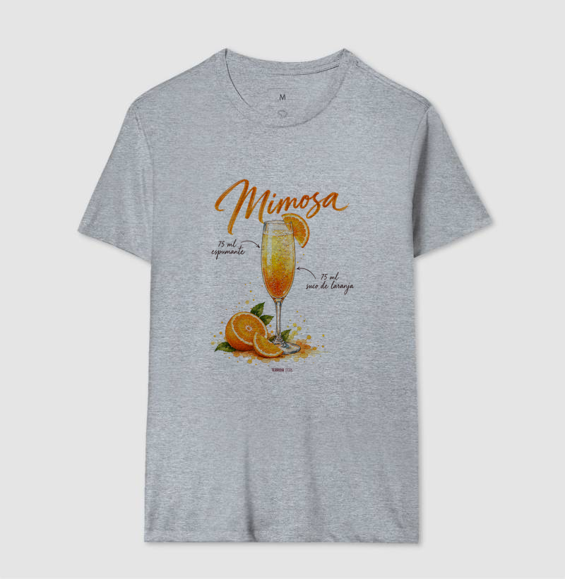 Camiseta Mimosa – Drink com Espumante e Suco de Laranja - Imagem 8