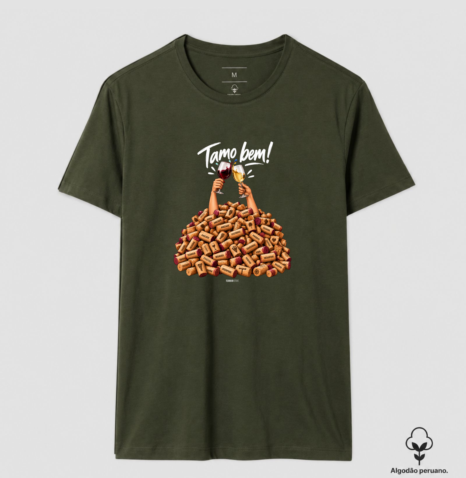 Camiseta “Um Brinde” – Amizade & Wine Lifestyle - Imagem 3