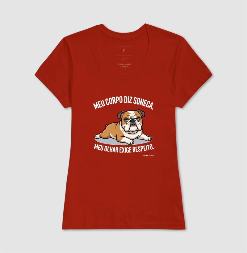CAMISETA BULLDOGUE INGLÊS OLHAR - Imagem 11
