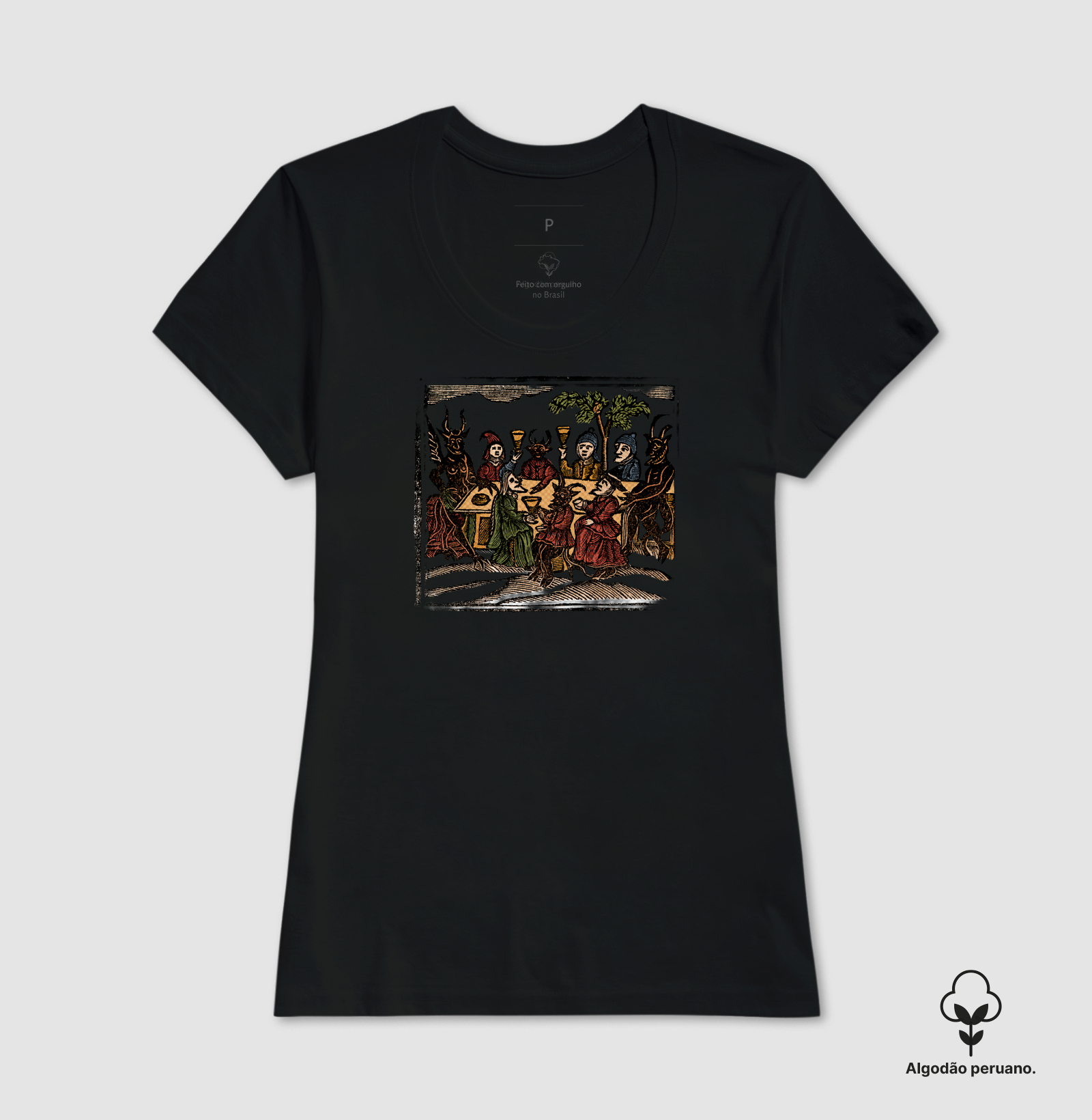 Camiseta O banquete das bruxas, 1720 - Imagem 4