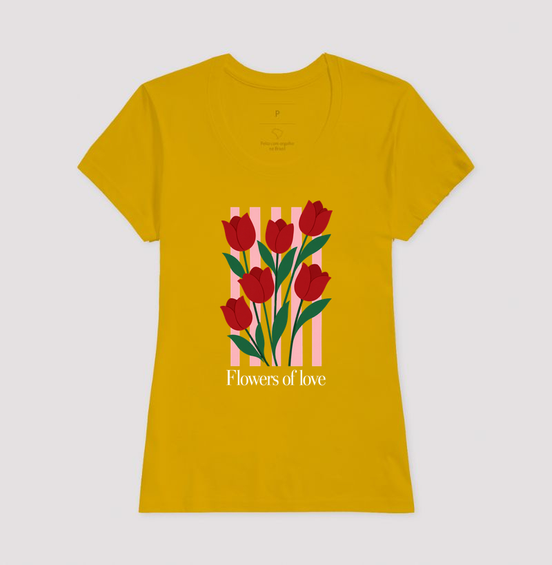 Camiseta Flowers of love - Imagem 15