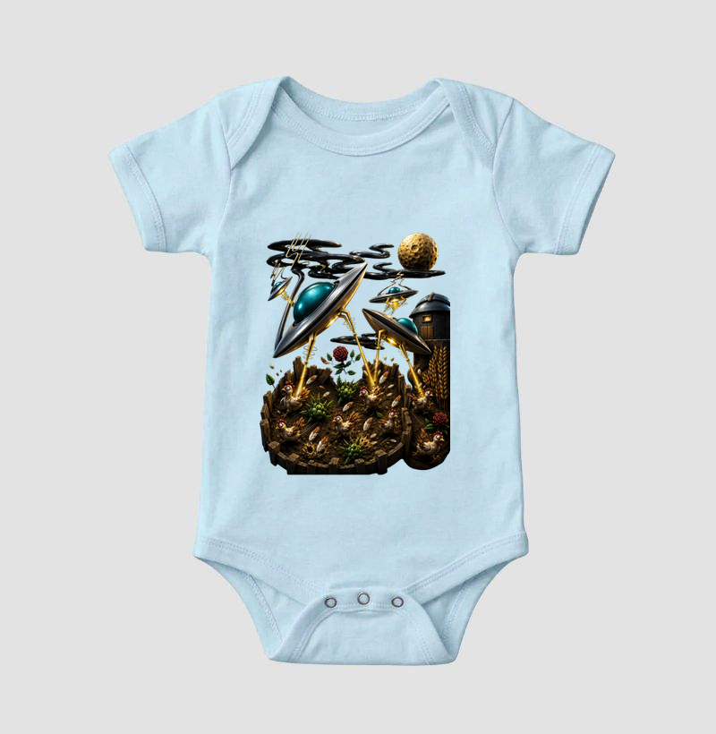 Body Infantil Invasão no Galinheiro - Imagem 7