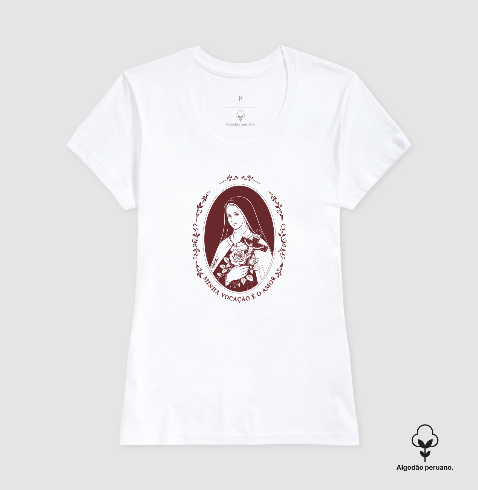 Camiseta Premium - Santa Teresinha do Menino Jesus - Imagem 3