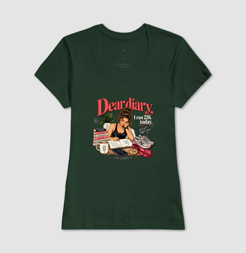 Camiseta Corrida - Dear Diary, I Ran 21k Today - Imagem 13