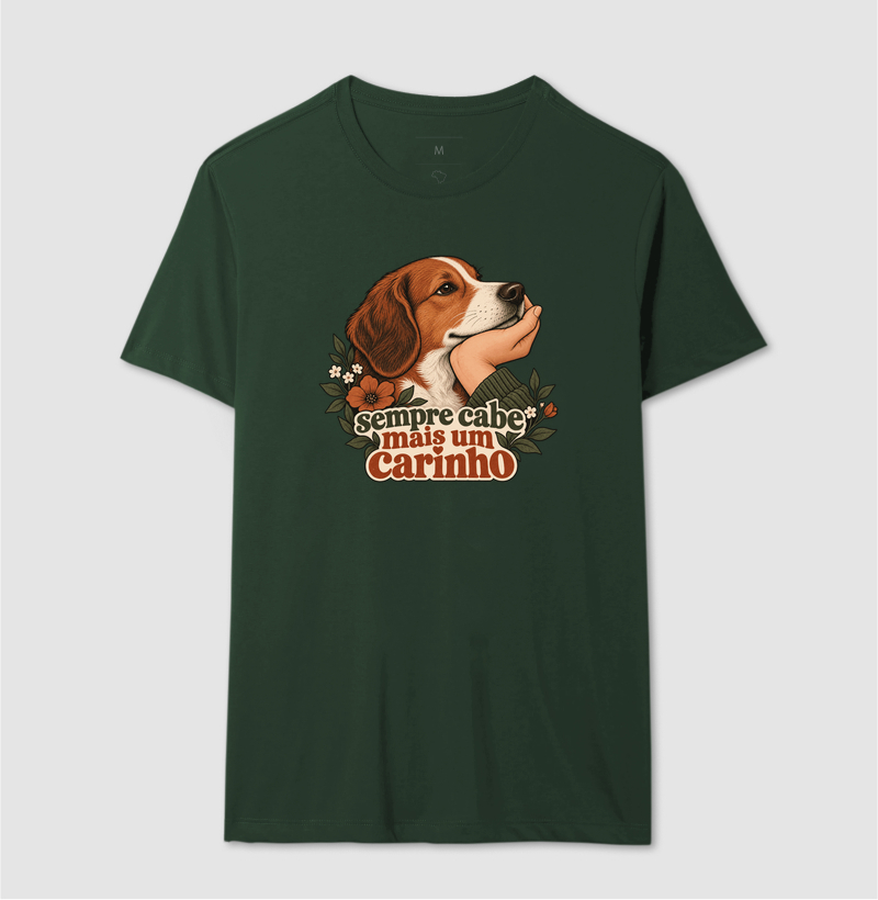 Camiseta Cachorro Carinho "sempre cabe mais um carinho" | Pelo & Pano - Imagem 12