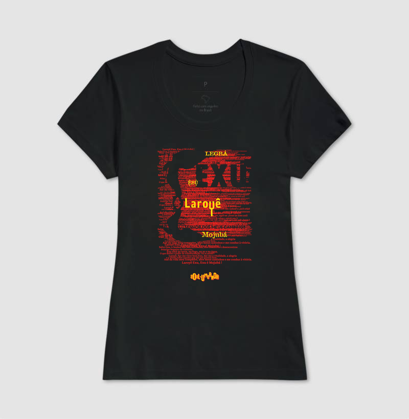 camiseta EXU oração feminina - Imagem 2